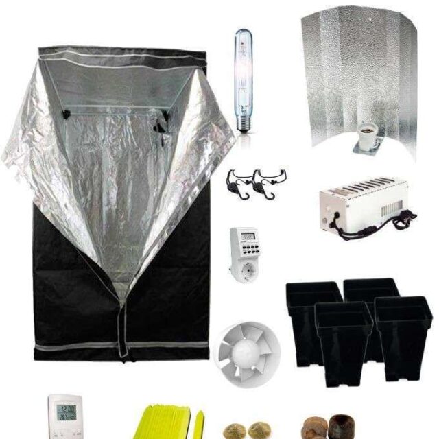 Pack de cultivo profesional HPS 400W con armario