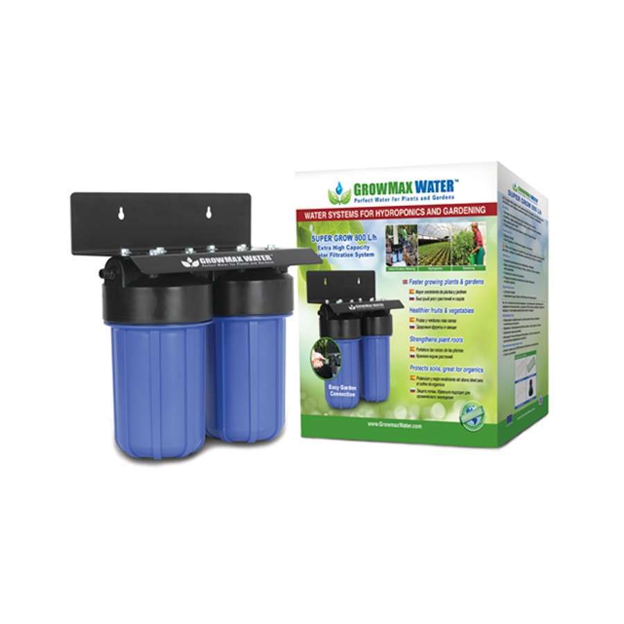 Filtro de Agua Cloro y Sedimentos para SuperGrow 800L/h Growmax Water