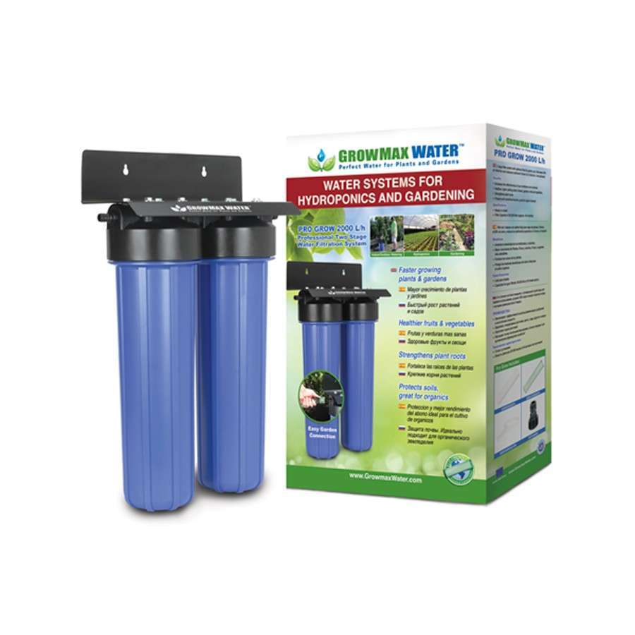 Filtro de Agua Cloro y Sedimentos para Water Pro Grow 2000L/h Growmax Water