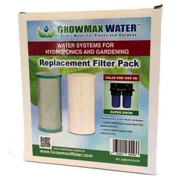 Pack de Filtros de Recambio para Filtro Super Grow Growmax Water