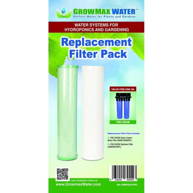 Pack de Filtros de Recambio para Filtro Pro Grow Growmax Water