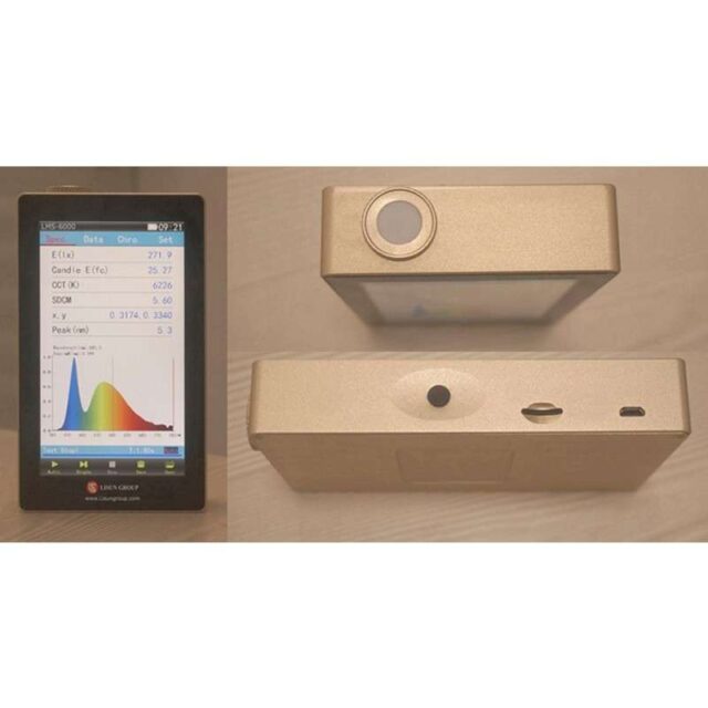 Espectrofotocolorímetro - Espectrorradiómetro para Medición de Luz de Cultivo