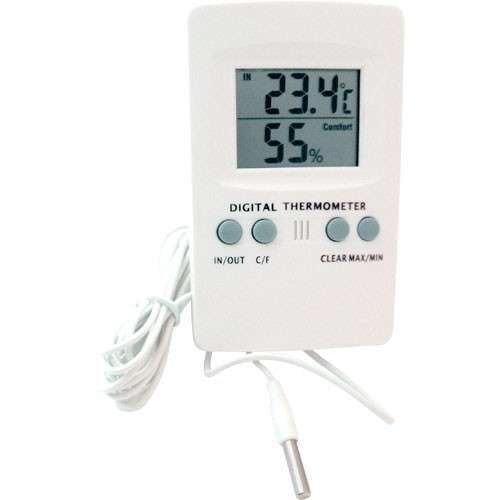 Termohigrómetro con Sonda Máx-Mín Digital Cornwall Electronics
