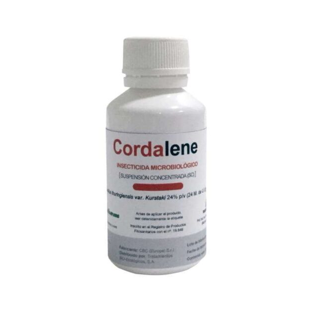 Bacillus thuringiensis anti orugas Cordalene de Trabe
