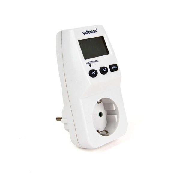 Velleman Contador de Energía para Monitoreo de Consumo en Cultivos