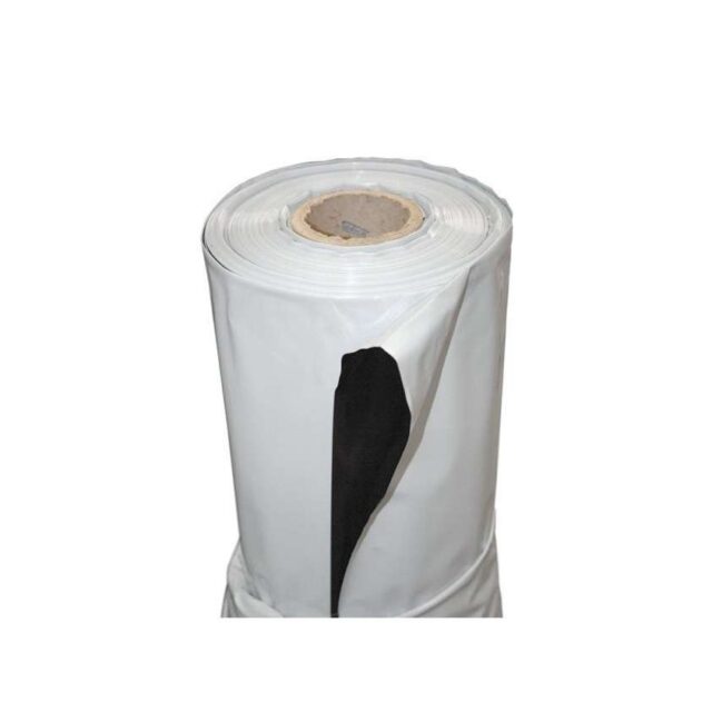 Plástico Reflectante Blanco/Negro 340 Galgas para Cultivo