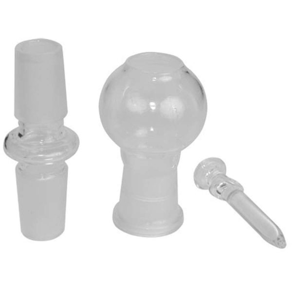 Kit para adaptar bong a BHO enlace recto, clavo y globo