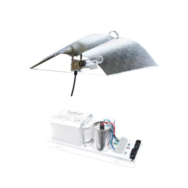 Kit de iluminación Hortilight abierto con Adjust-A-Wings 600W