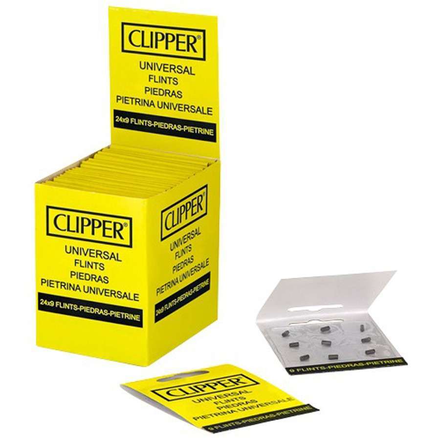 Piedras de repuesto Clipper para mechero 9u.