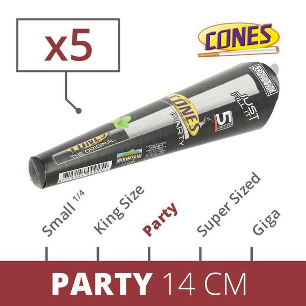 Papel en cono Cones Party 5u. display 18