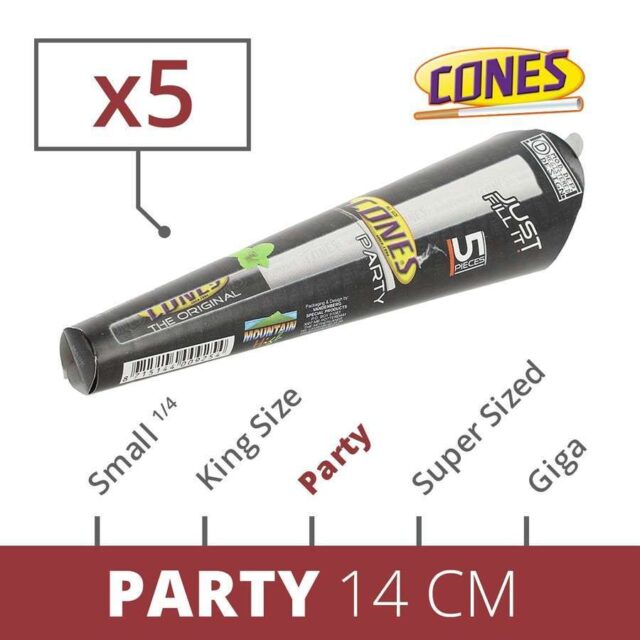 Papel en cono Cones Party 5u. display 18