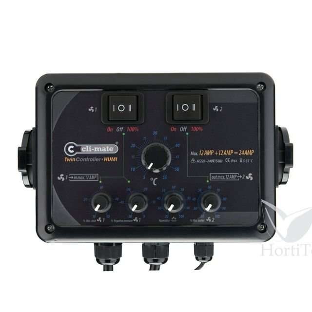 Twin Controller Controlador de Clima Cli-Mate para Cultivos de Interior