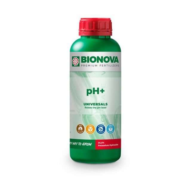 pH+ Up 1L de Bionova Regulador de pH para Sistemas de Cultivo