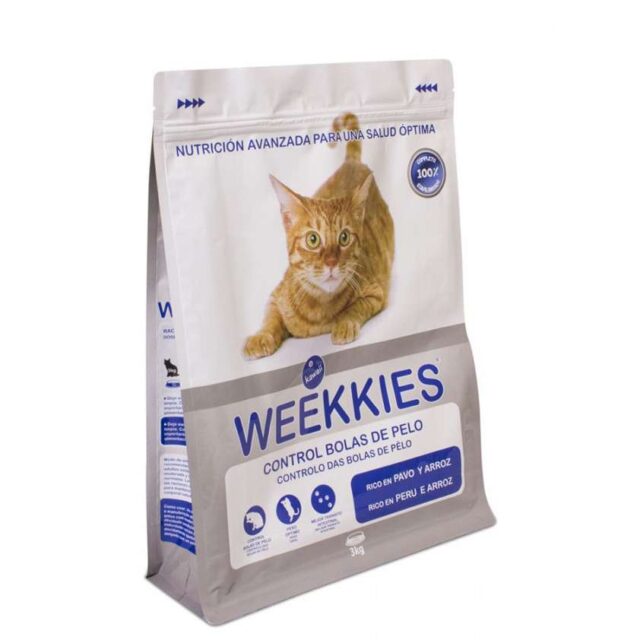 Bolsa ocultación pienso de gatos Weekkies 3Kg