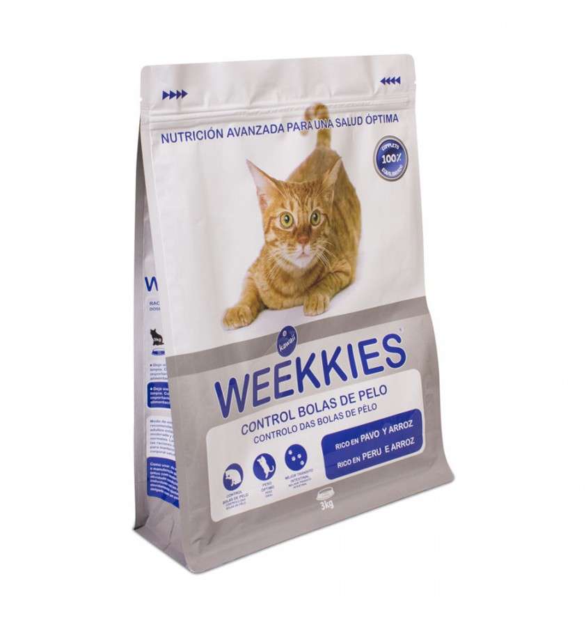 Bolsa ocultación pienso de gatos Weekkies 3Kg