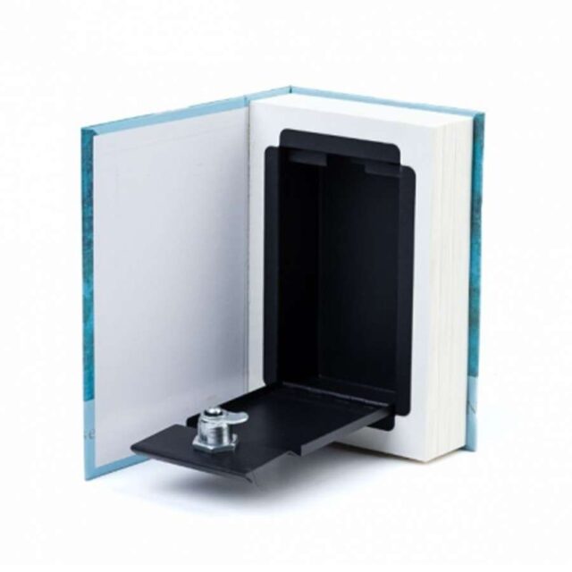 Caja libro de ocultación simple S papel