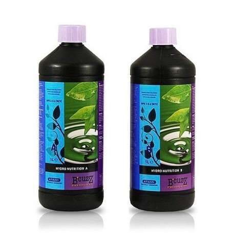 Hydro A+B de B'cuzz Atami Fertilizante para Cultivos Hidropónicos