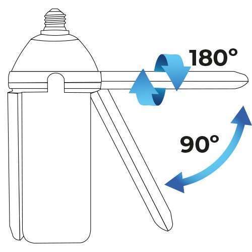 LED 430 - 120W de Agrolite para casquillo E27