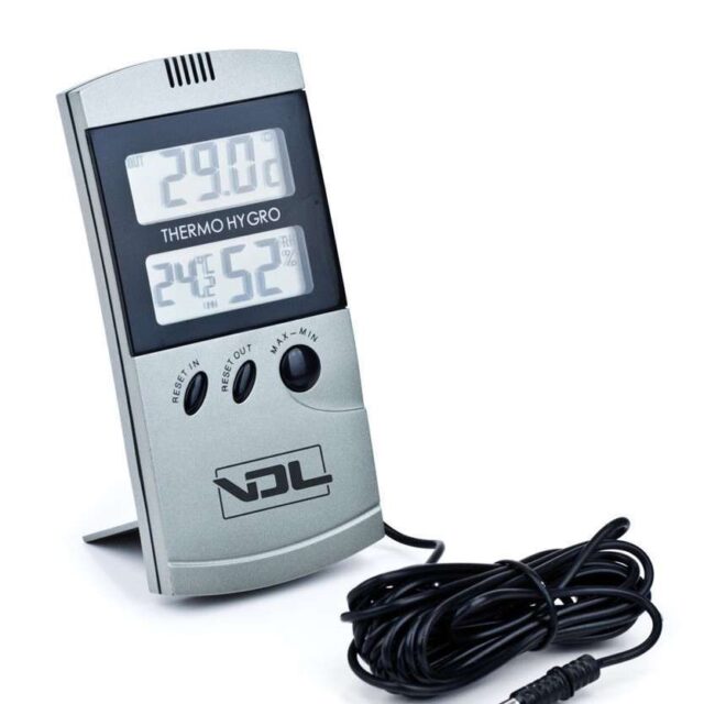 Termohigrómetro con Sonda Máx-Mín Digital