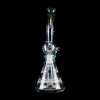 Bong cristal Oiler 21cm Thug Life Cónico líquido refrigerante azul