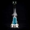 Bong cristal Oiler 21cm Thug Life Cónico líquido refrigerante azul