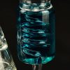 Bong cristal Oiler 21cm Thug Life Cónico líquido refrigerante azul