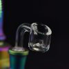 Bong Oiler 20cm Tornasol Helechos con Banger en Cuarzo