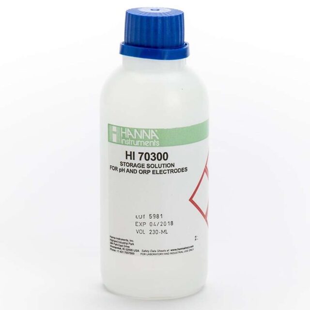 Solución de Mantenimiento de Medidor de pH y EC Hanna 230ml