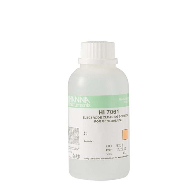 Solución de Limpieza de Medidor de pH y/o EC Hanna Botella 230ml