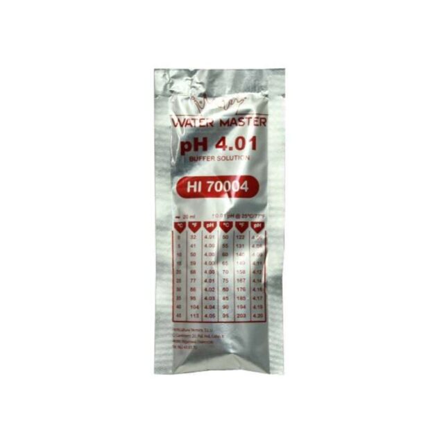 Líquido para Calibrar Medidor de pH 4.01 Water Master - 25 Sobres