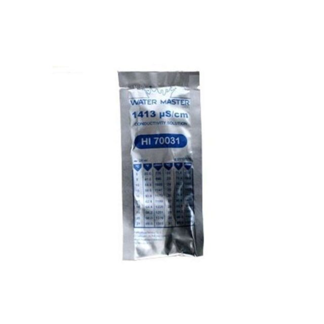 Líquido Calibrador de EC 1413mS de Medidor Water Master - 25 Sobres de 20ml