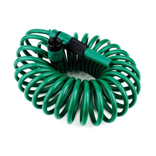 Manguera Espiral Flexible de 7.5m para Lanza de Riego Extensible