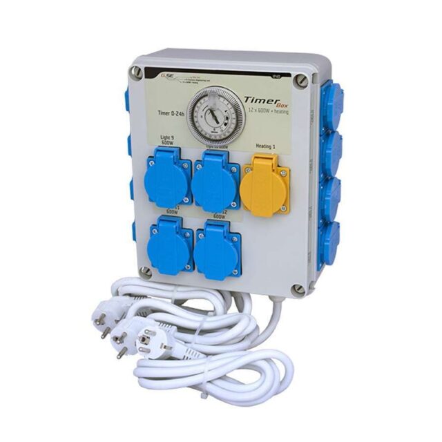 Temporizador GSE Timer Box II 12x600W con Activador de Calefacción