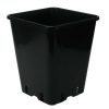 Maceta Cuadrada Negra desde 3L hasta 20L para Cultivo Interior