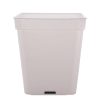 Maceta Cuadrada Blanca desde 3L hasta 18L para Cultivo Exterior e Interior