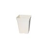 Maceta Cuadrada Blanca desde 3L hasta 18L para Cultivo Exterior e Interior