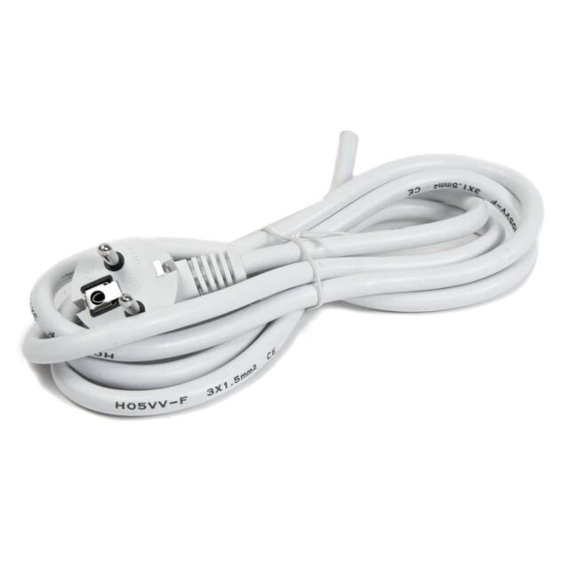 Cable con Clavija Inyectada para Balastros 3 x 1,5 mm 2m