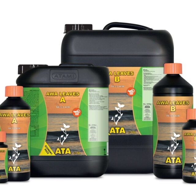 AWA Leaves A+B de ATA Atami Fertilizante para Crecimiento Hidropónico