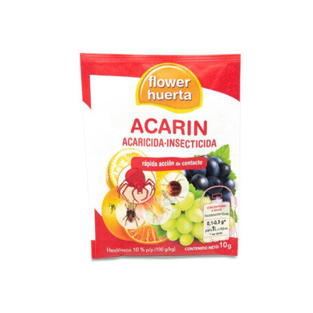 Acarin insecticida de Flower – Acaricida ovicida de araña roja 40g
