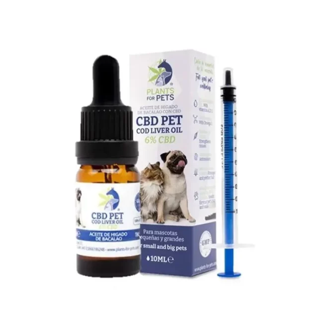 Aceite de hígado de bacalao con CBD Serum 6% de Plant for Pets