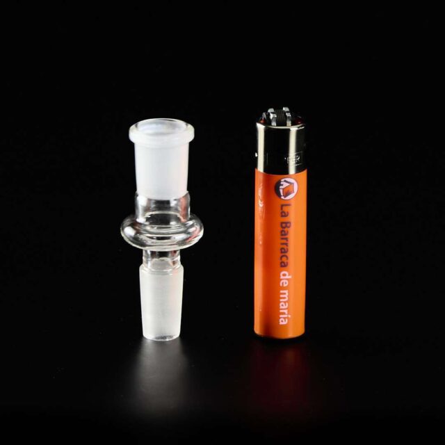 Adaptador de cristal Macho 14mm Hembra 14mm