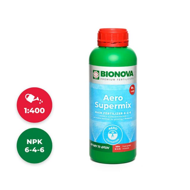 Aero Supermix de Bionova Fertilizante para Hidroponía