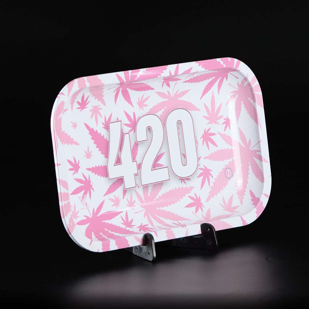 Bandeja para liar mediana 420 Rosa