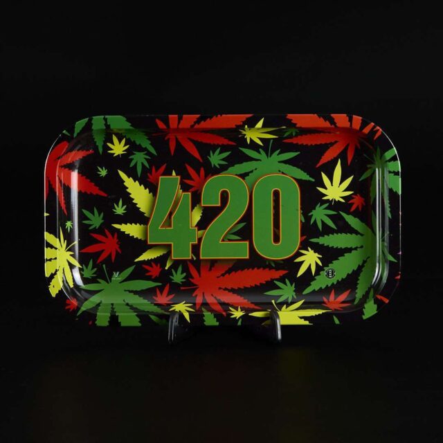 Bandeja para liar mediana 420 Rasta