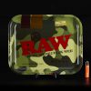 Bandeja para liar grande Raw Camo militar
