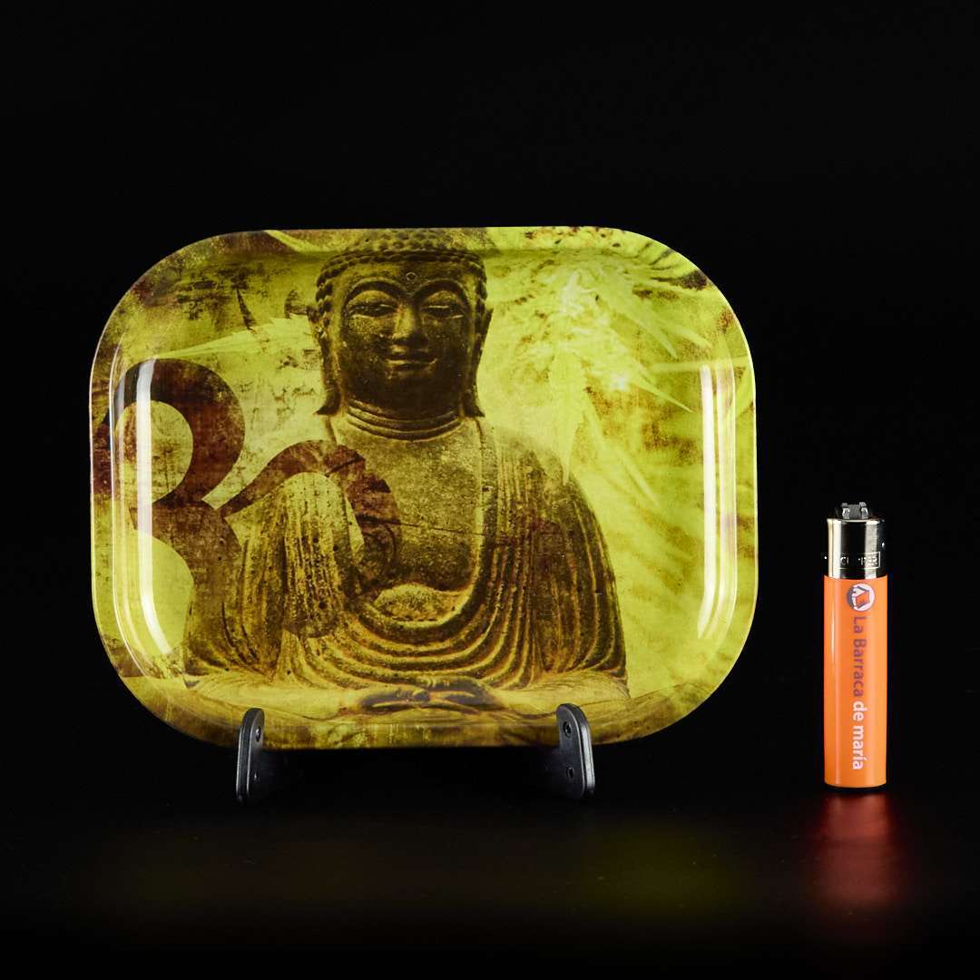 Bandeja para liar pequeña Gold Buddha