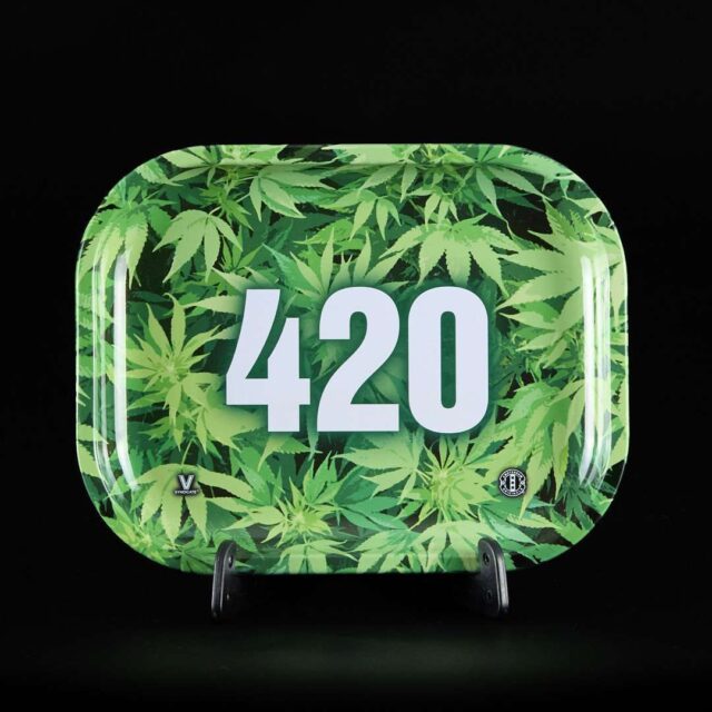 Bandeja para liar pequeña 420 Verde