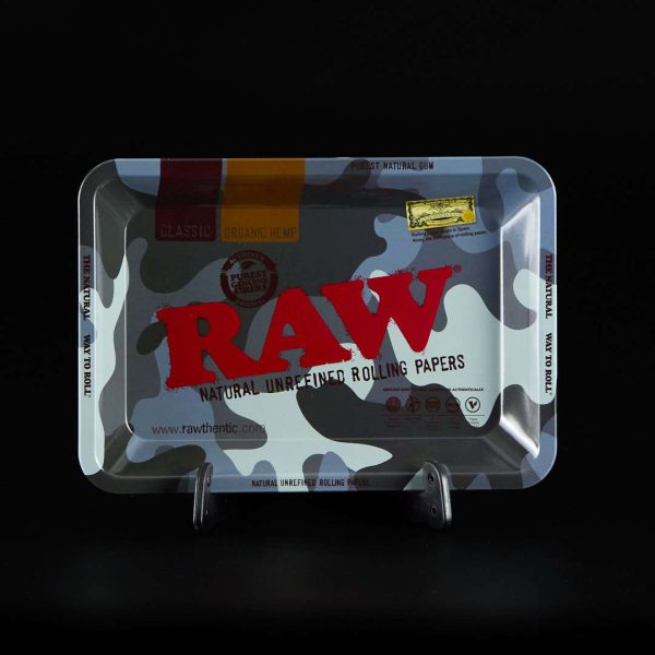 Bandeja para liar pequeña Raw Camo blanca