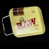 Bandeja para liar grande Raw Brown con patas