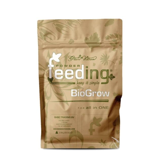 BioGrow de Green House Feeding Fertilizante Orgánico de Crecimiento